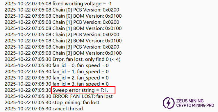 Antminer 错误代码完全指南 第4张