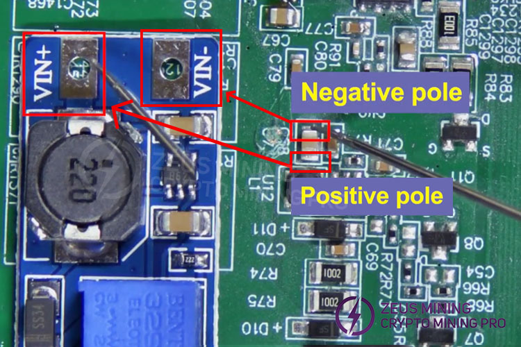使用 MT3608 28V 可调升压模块维修 ASIC 矿机算力板损坏的升压电路 第4张